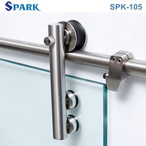 Portes corredisses de vidre sense marc